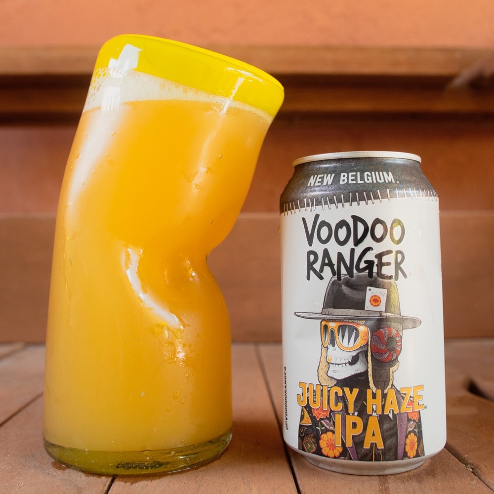 The Crushed Can Glass (Hand blown)